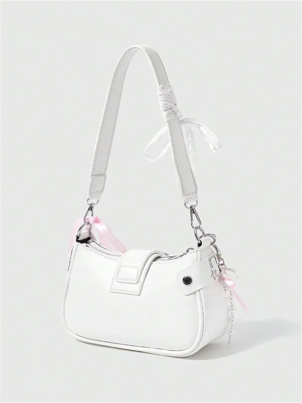 Y2K Star Embroidery Mini Chain Hobo Bag | Trendy Shoulder Handbag & Purse